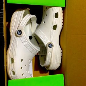 White Crocs